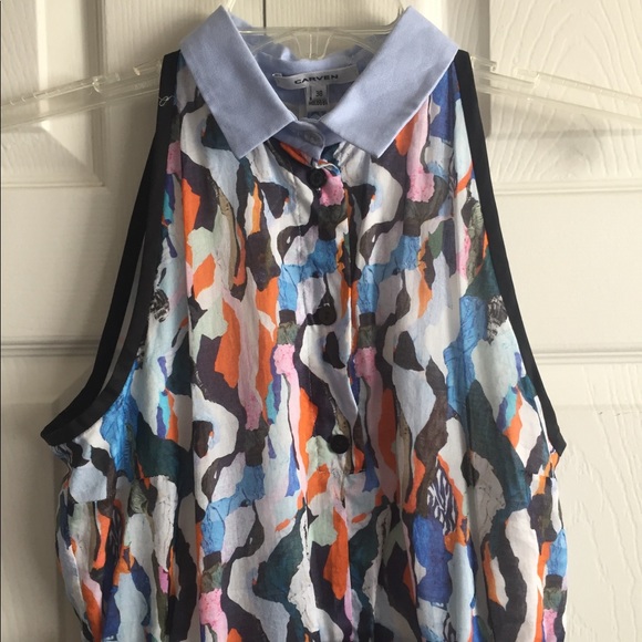 •Carven Printed Dress - Picture 7 of 8